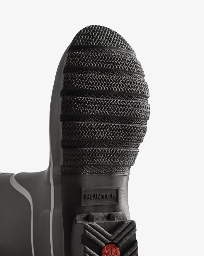 Z2JR8R181 Hunter نحيف الخطوط العريضة العاكسة أحذية المطر القصيرة