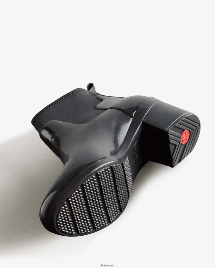 Z2JR8R296 Hunter نحيف حذاء ذو ​​كعب متوسط ​​لامع ذو قصة ضيقة