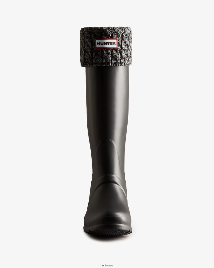 Z2JR8R410 Hunter نحيف جوارب طويلة وعريضة منسوجة بـ 6 غرز مُعاد تدويرها