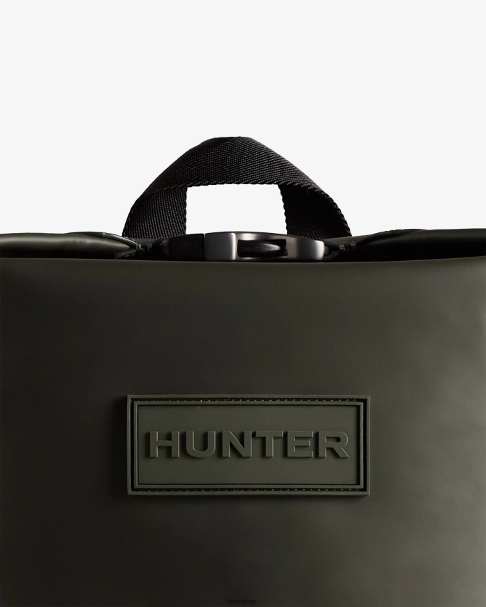 Z2JR8R427 Hunter رجال حقيبة ظهر بمشبك علوي - جلد مطاطي